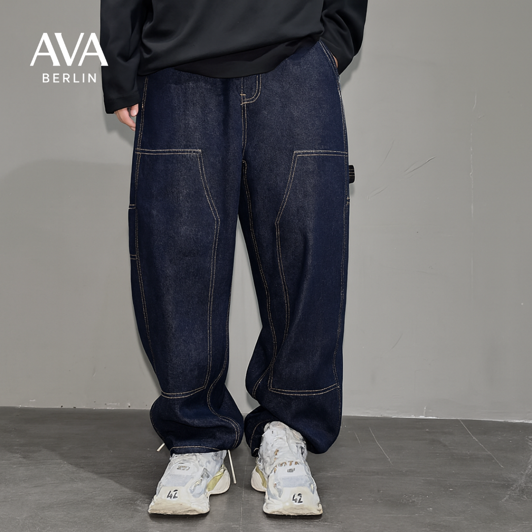 Japanese Streetwear Denim Pants