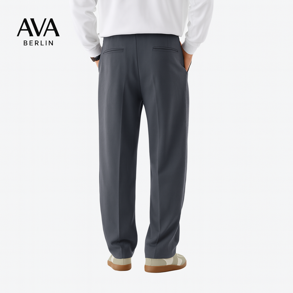 Casual Straight Fit Trousers