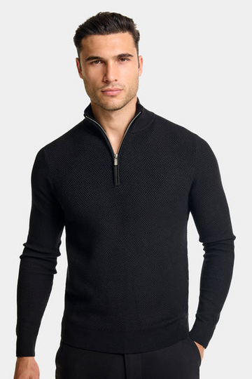 THE FABIO HALFZIP SWEATER